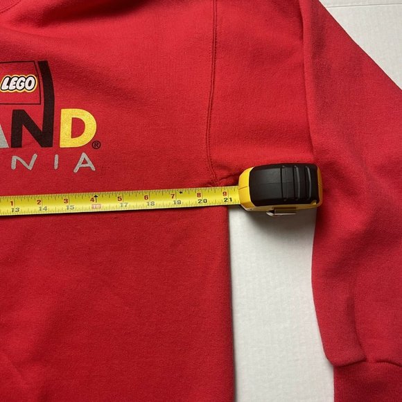 Vintage 90’s Legoland California Crewneck Sweatshirt Red Size Medium - Picture 5 of 6